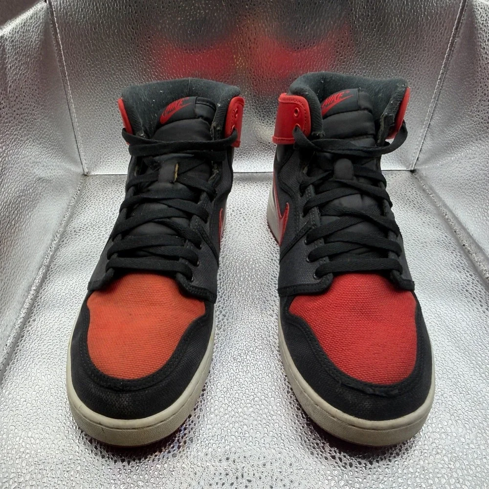 Size‎ 9.5 Nike Air Jordan 1 AJKO Retro Bred Black Red Mens Sneakers 638471-001